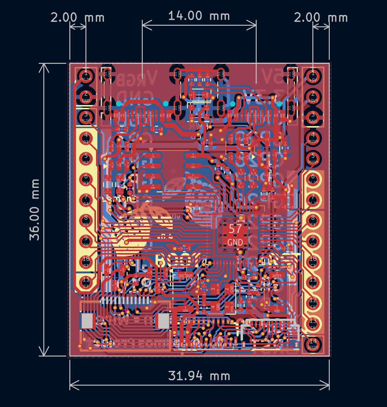 PCB Layout for Wired Lemon