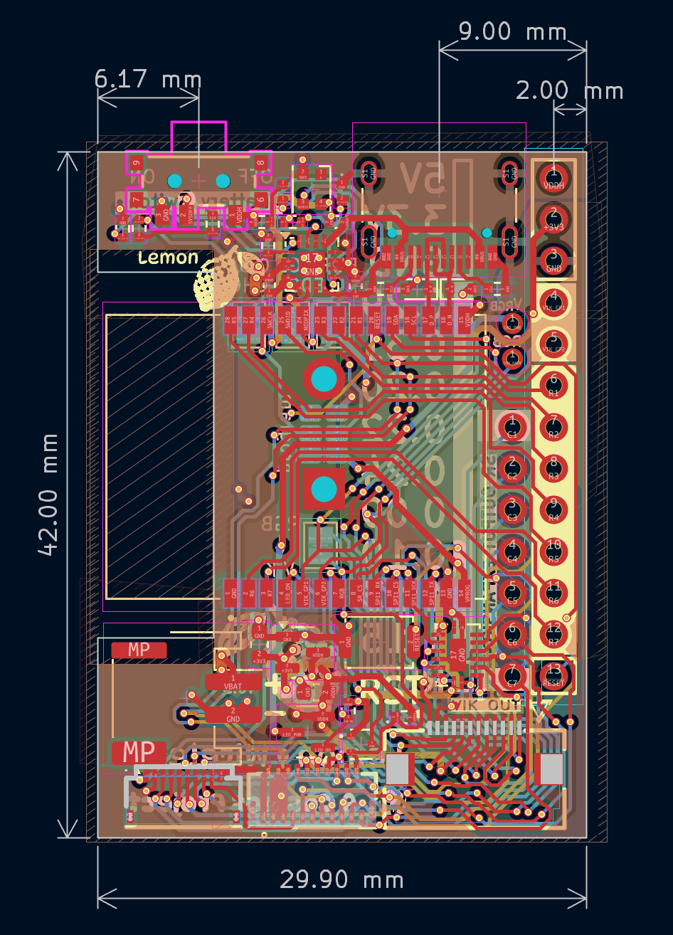 PCB Layout for Wireless Lemon