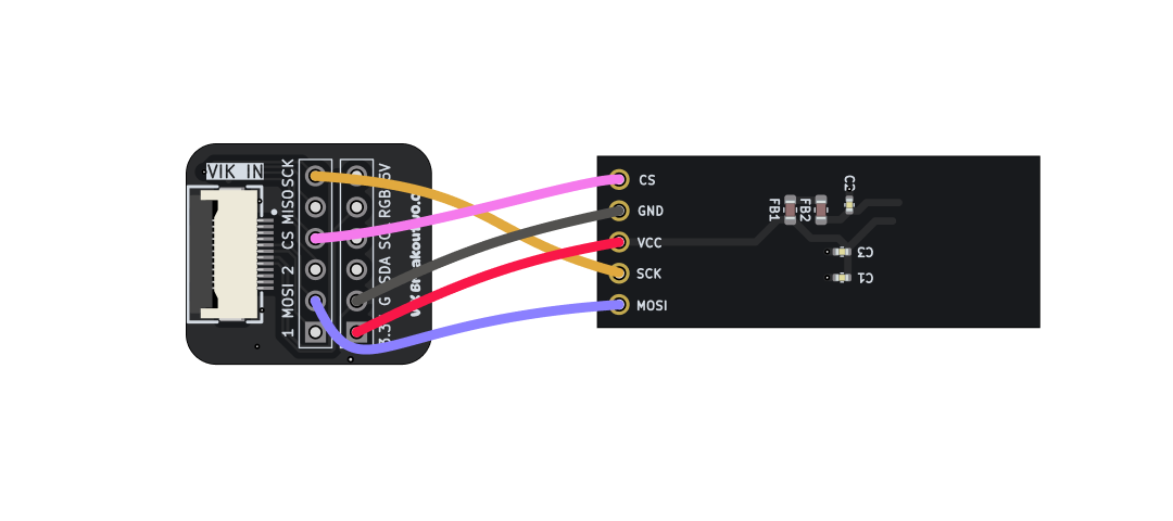 Wiring Diagram of VIK and Display